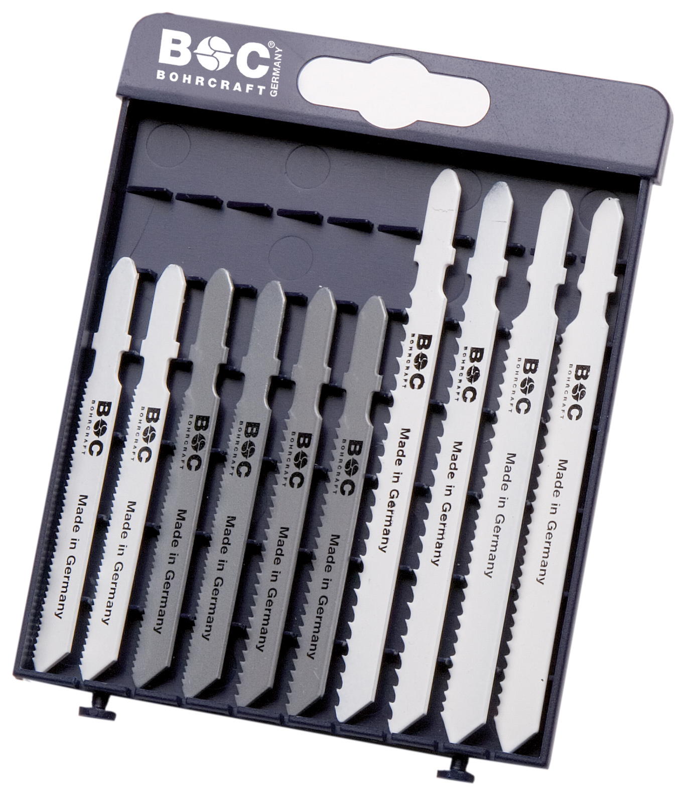 BOHRCRAFT 19911330010 Assortment of 10 pcs. blades for metal hacksaws