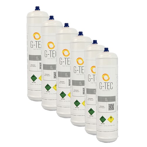 G-OXYGEN Oxygen cylinder 0,95 litres - 6 pcs.