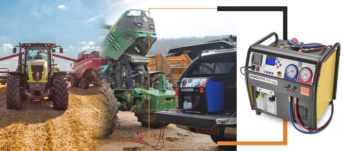 AGRILITE 302 - Transportable A/C refilling machine