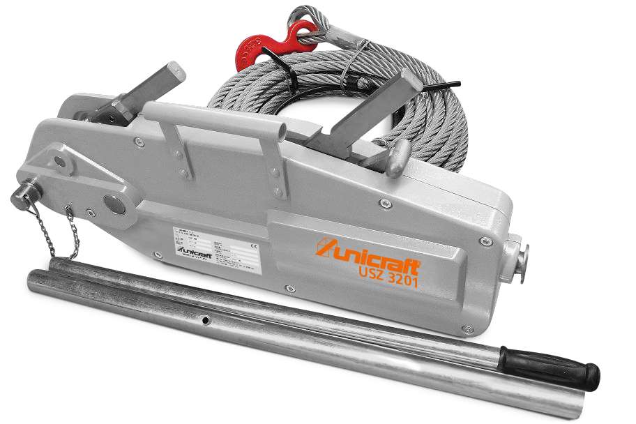 UNICRAFT 6171632 Cable Winch USZ 3201, traction load 3.2 t