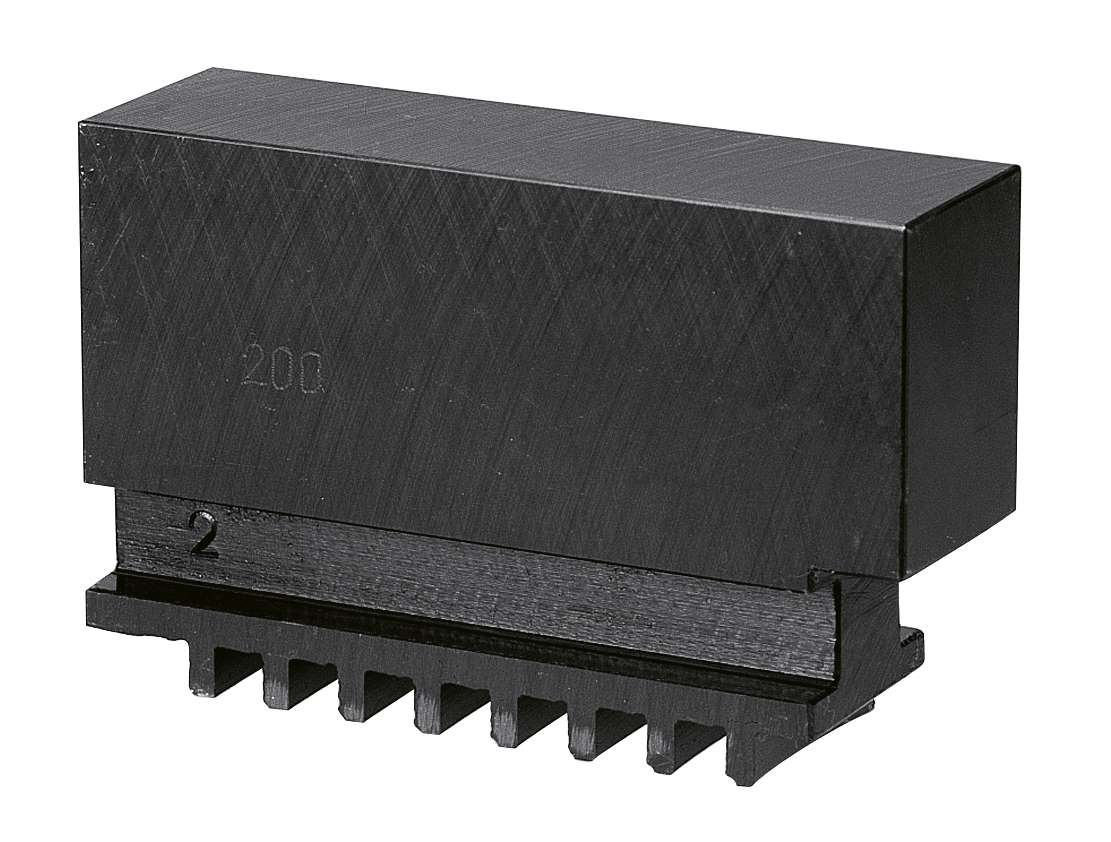 LTF MACHINE TOOLS 023600125 Series 3 non-hardened jaws for item 02.30 for Ø 125 mm spindle