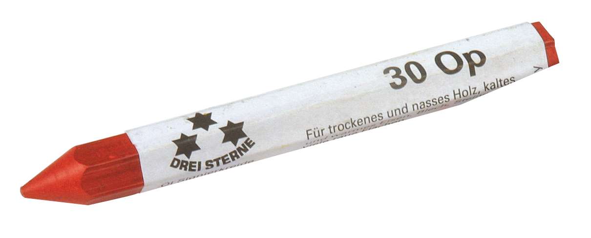 IORI 18278.ROS Hexagonal crayons for general use, red