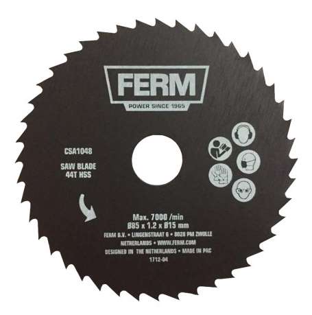 FERM CSA1048 Precision blade in HSS 44 T (for CSM1043 circular saw)