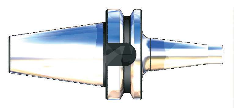 PRT METALLO 66650M16L154 Chuck for cutters with threaded MAS BT AD/B ISO50 M16x154 attachment
