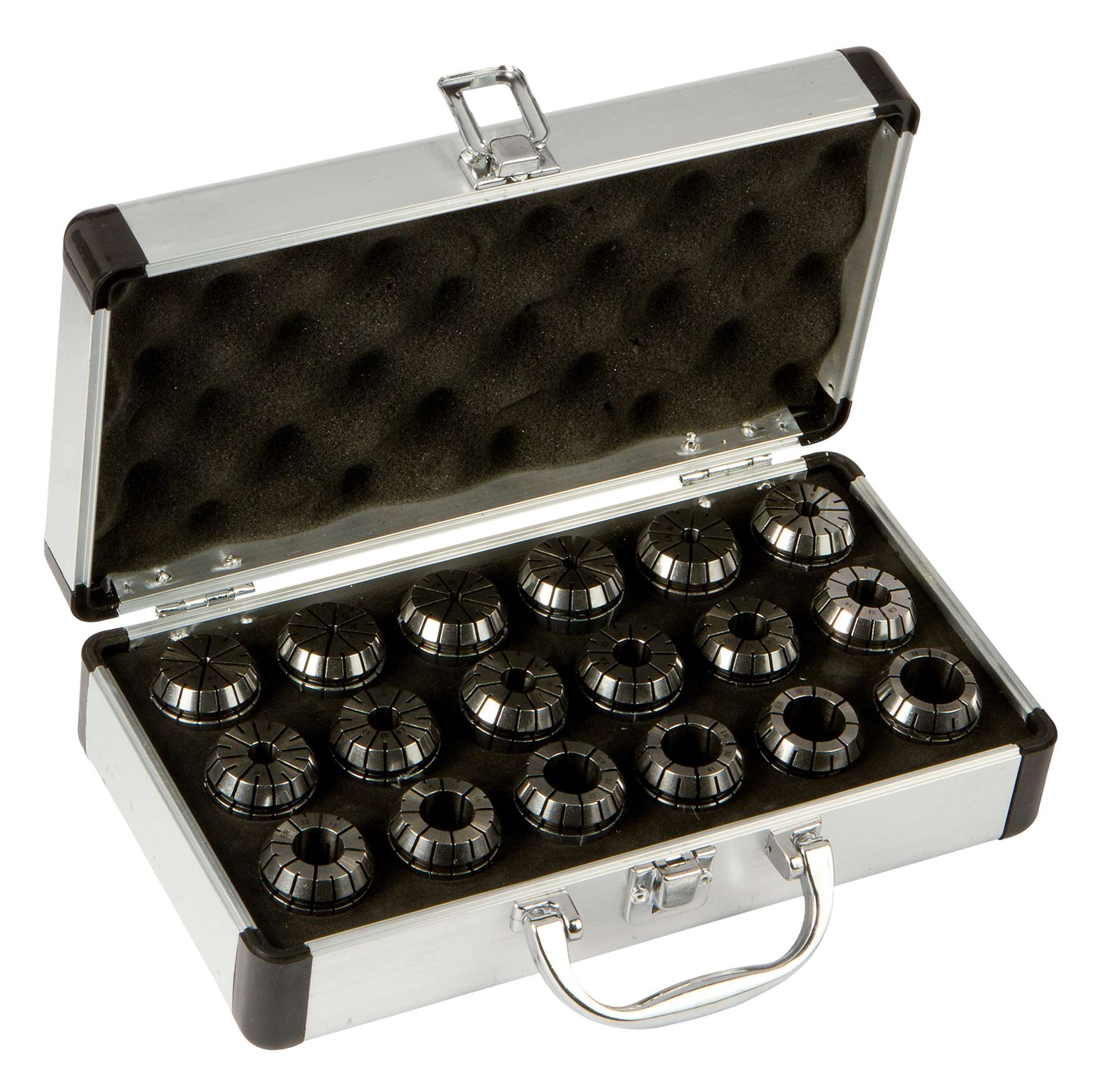 PRT METALLO SER16001VA ER collet set in aluminium case 10 pcs ER16 1-10
