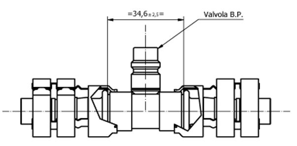 Giunzione FRIGOFLEX G10 + VALVOLA BP REC