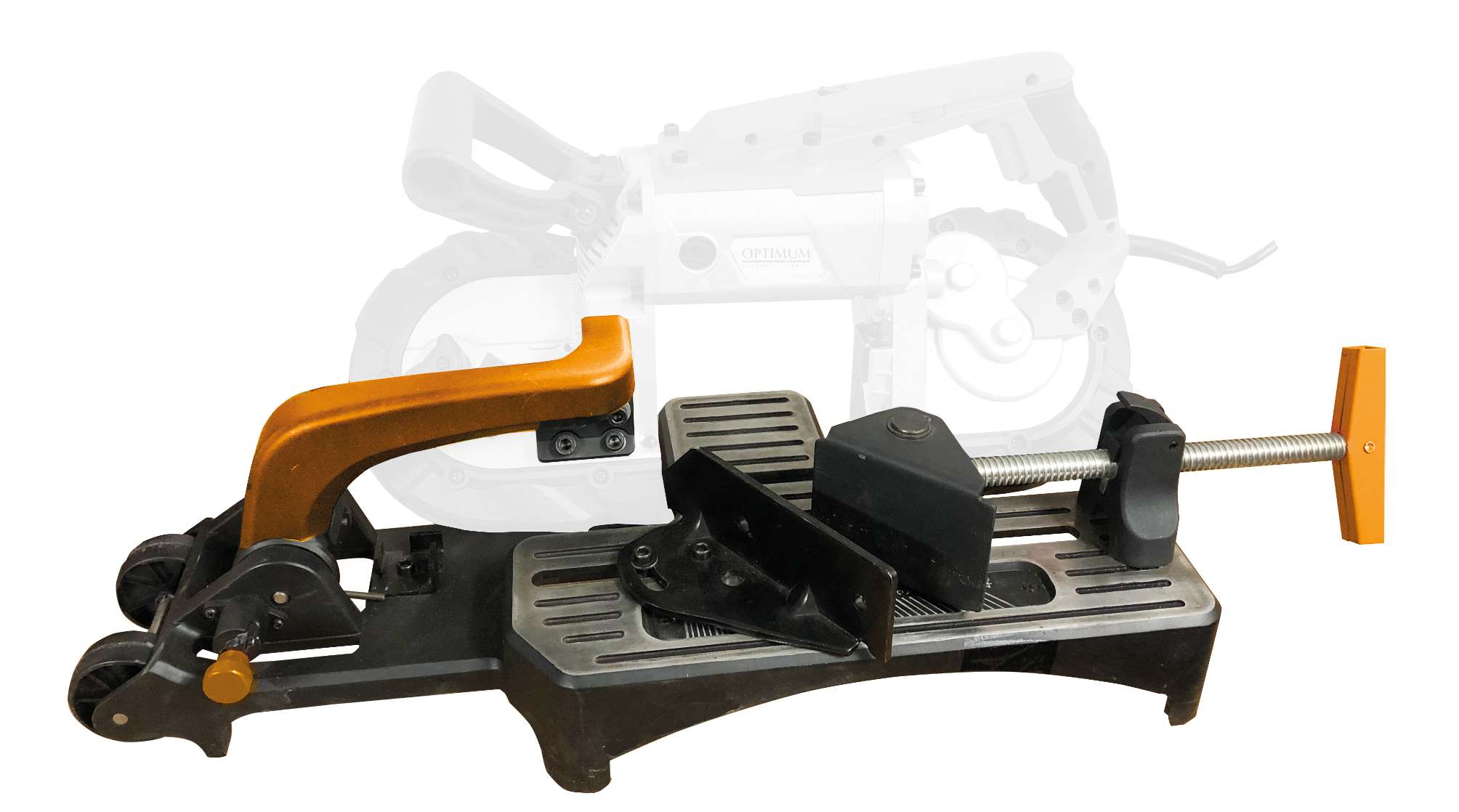 OPTIMUM 3184212 Workbench with vice, net weight 13 kg, for band saw