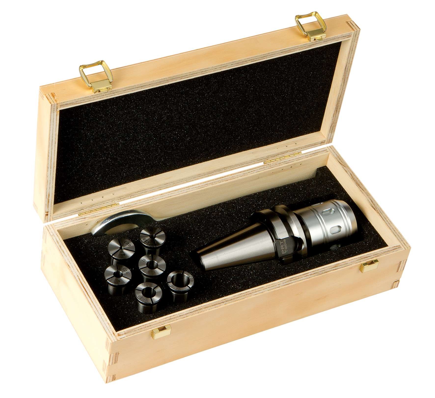 PRT METALLO 9994032001FS Box with high-clamping collet chuck (Chuck-Collets-Key) ISO40 ER32FS