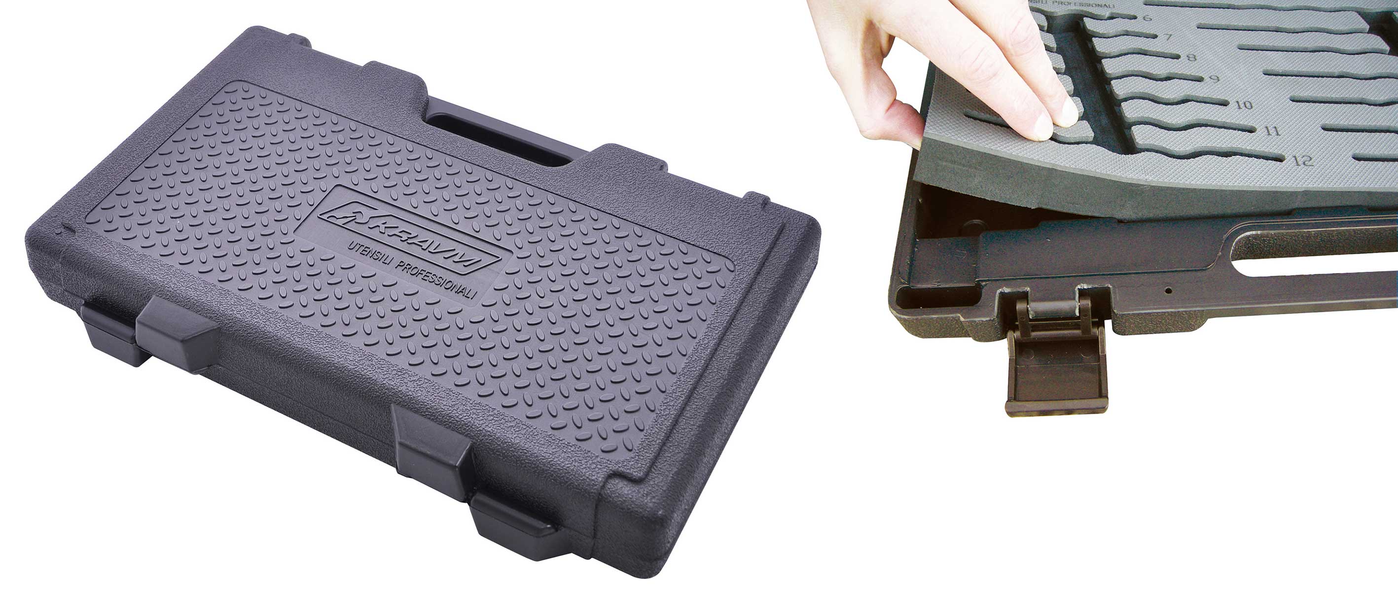 KRAVM E02999 Empty box for thermoformed items 42x27x6 cm