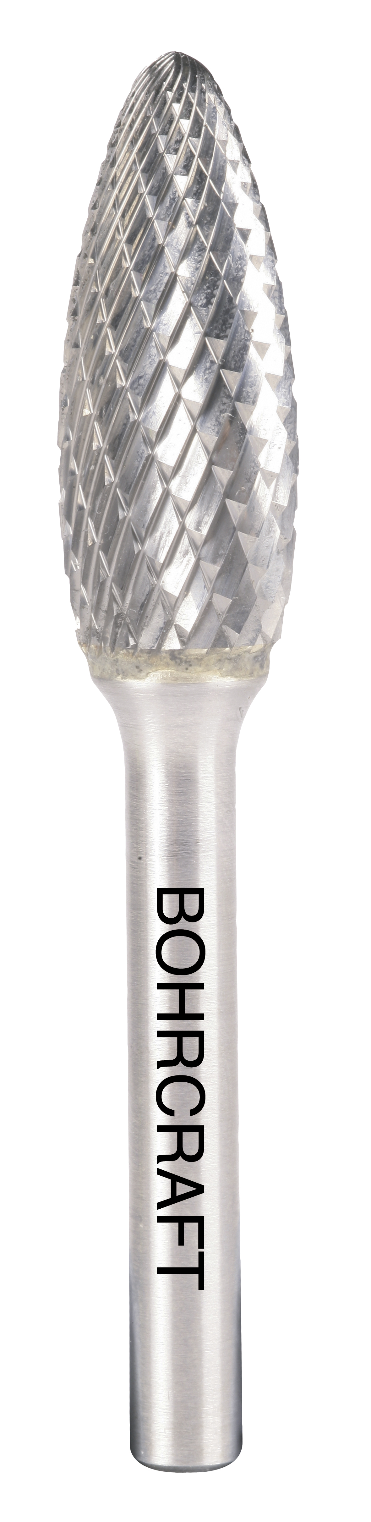 BOHRCRAFT 51350301000 MD flame-shaped rotary cutter, shape H, Z3-X, 6 mm shank ø 10 mm