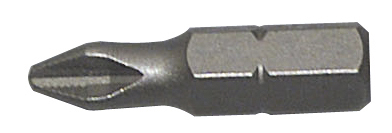 KRAVM E05995 Pack of 10 Phillips 1/4" PH1 bits, 25 mm length