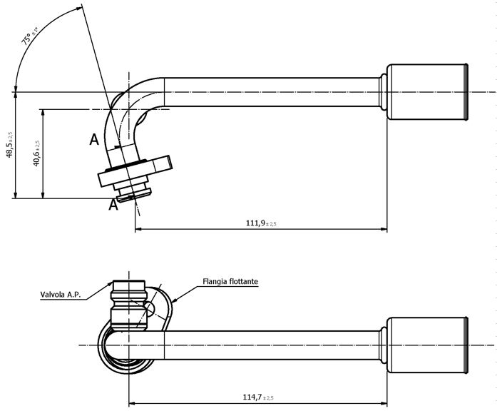 SPECIAL FITTING FOR G8 PIPE