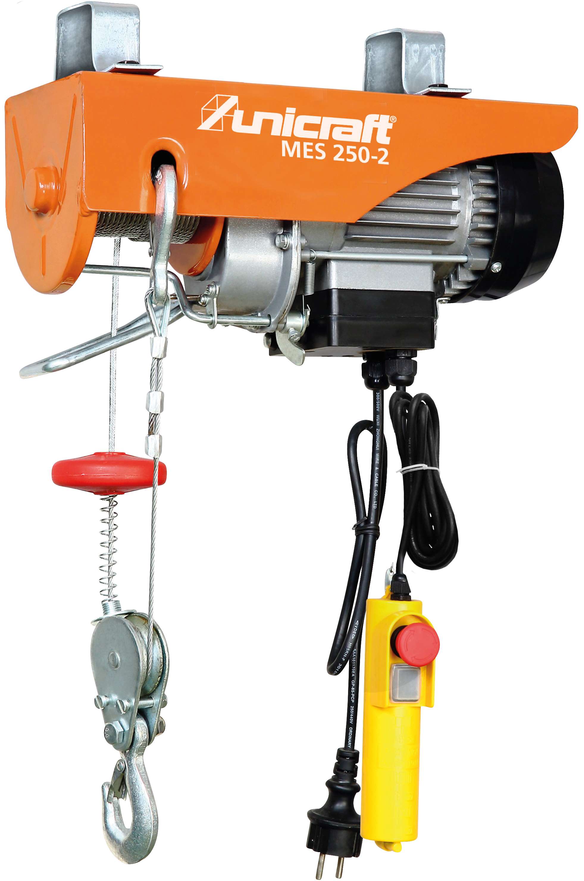 UNICRAFT 6198225 Mini electric hoist MES 250-2, maximum lifting capacity 250 kg