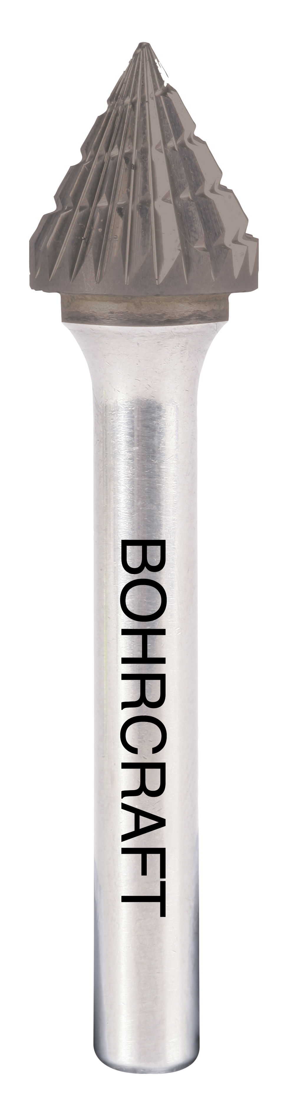 BOHRCRAFT 51410301200 60° Countersinking Rotary Cutter in MD, shape J, DIN 8033 Z3-X TiAlN, 6 mm shank ø 12 mm