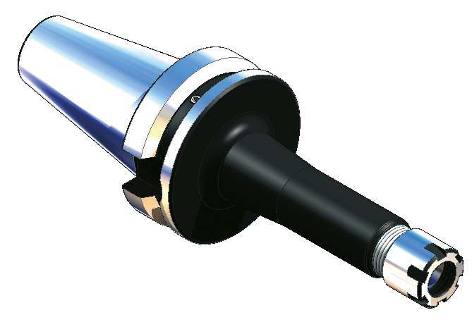 PRT METALLO 6664025ML160 ER collet chuck DIN 6499/B mini nut MAS BT AD/B ISO40 H160 ER25