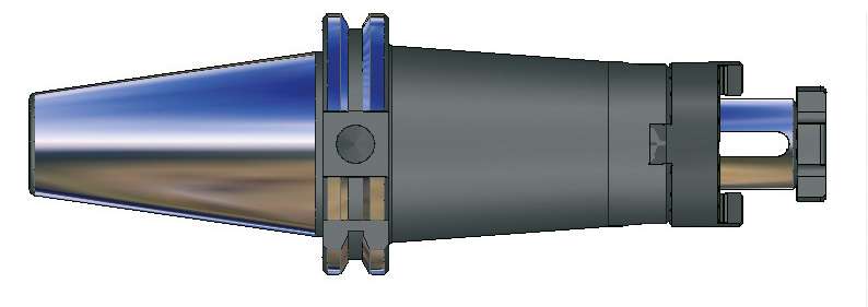 PRT METALLO 3334040UL130 Front-drive milling chuck with key DIN 69871 A ISO40 H130 d40
