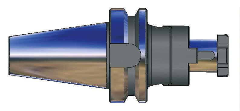 PRT METAL 1114027UL Front-drive milling chuck with key MAS BT A ISO40 H100 d27