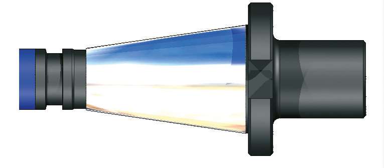 PRT METALLO 00040CM2F CM reduction chuck for DIN 2080 cutters with ISO40 H50 CM2 screw