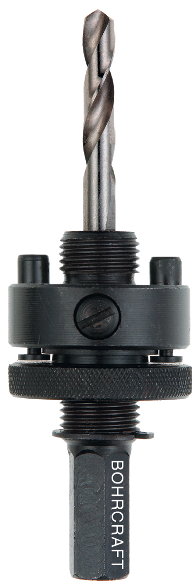 BOHRCRAFT 19100900003 Support for saws with pilot tip, hex shank SW11, ø 32-210 mm