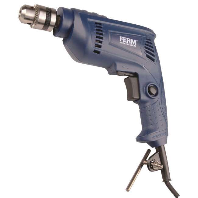FERM PDM1048P Professional Electric Drill 230V 50Hz 450W - no-load speed 3300 rpm - weight 1.5 kg