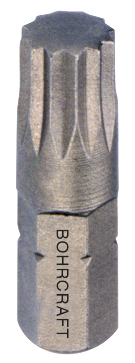 BOHRCRAFT 67201501030 Knurled XZN screw inserts, 5/16 M10 connection L=30 mm pack of 5 pcs