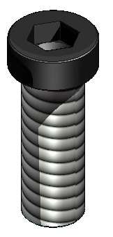 PRT METALLO VITICM3F Screw for Morse Taper M12