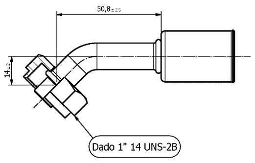 Raccordo ROTALOCK 45° PER Tubo 13/32