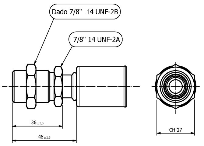 Raccordo MASCHIO DRITTO PASSALAMIERA Tubo G10