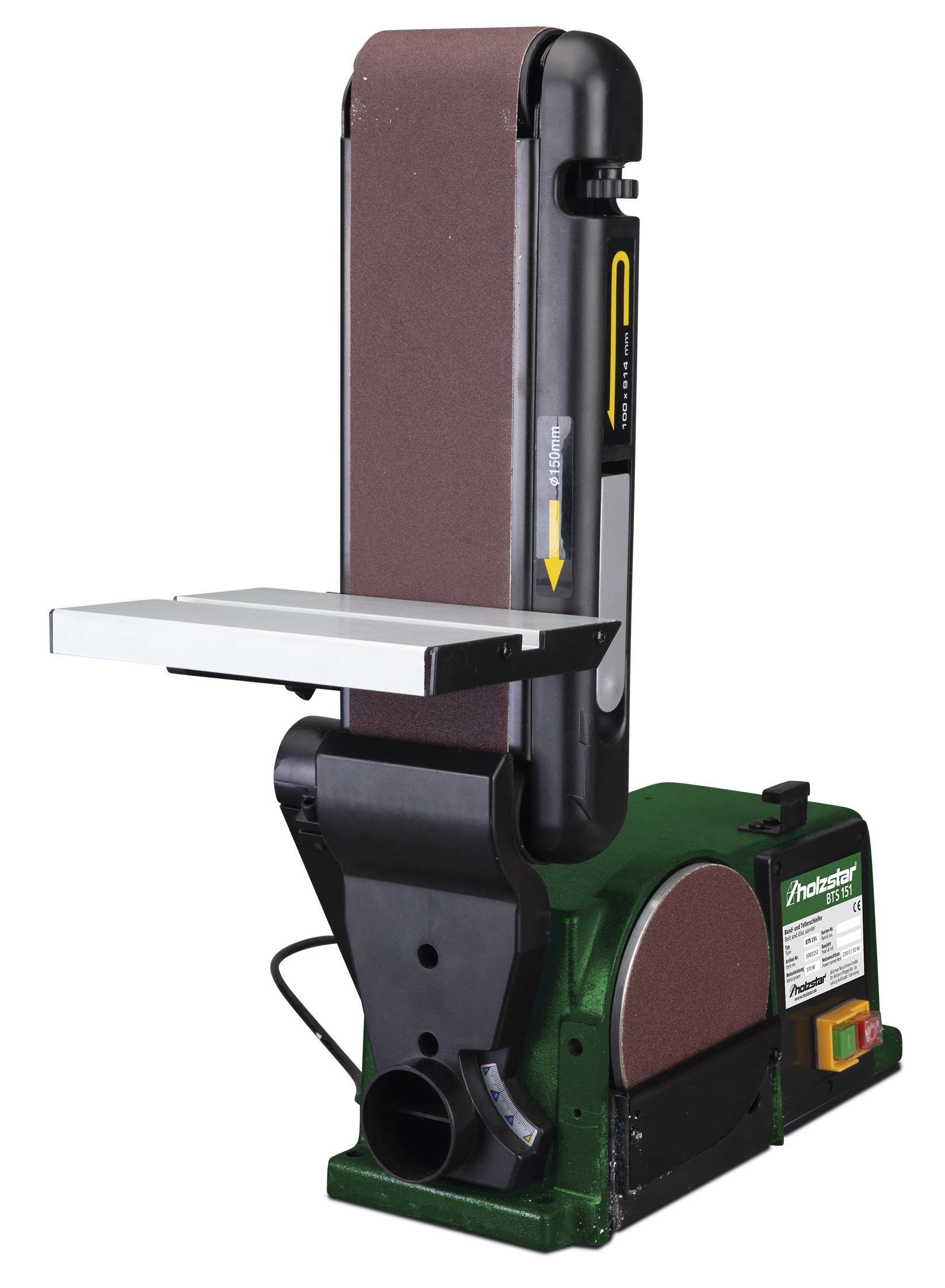 HOLZKRAFT 5903151 Belt sander 914x100 mm Disc Ø 150 mm