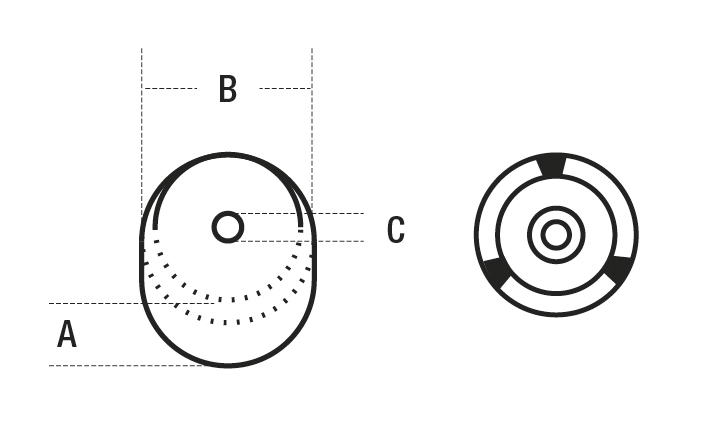 MAGNETIC APPS 277.11 Composite magnet Alnico V core 7.75x19 mm