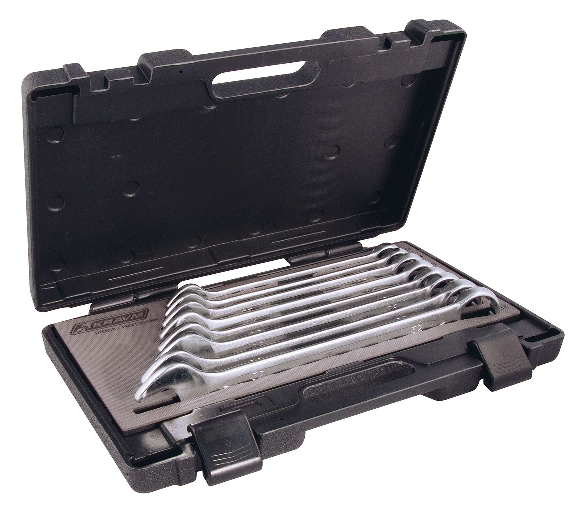 KRAVM E07008 Set of 8 combination wrenches 23-32 mm
