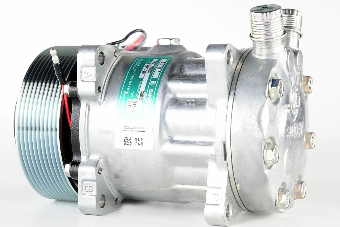 Compressor 8035- 12V. SD7H15JE CASE PV10 D.125