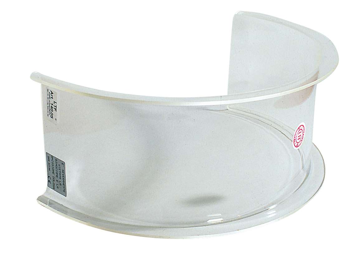 SAFETY EQUIPMENT 140.10 Screen for lathes in transparent plastic, without attachments ø 800 mm