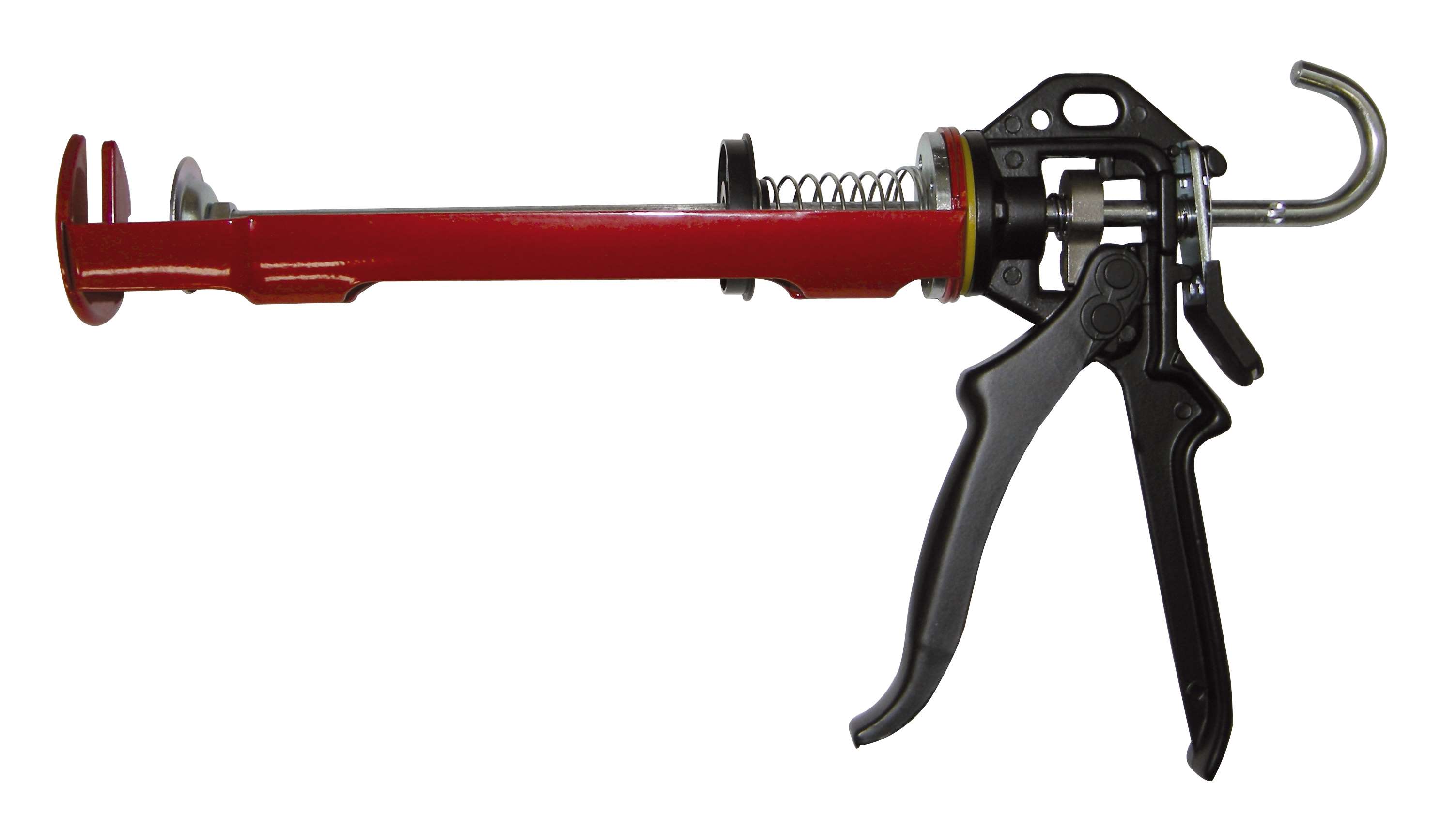 KRAVM E93008 Professional drip-free silicone gun with cartridge guide spring