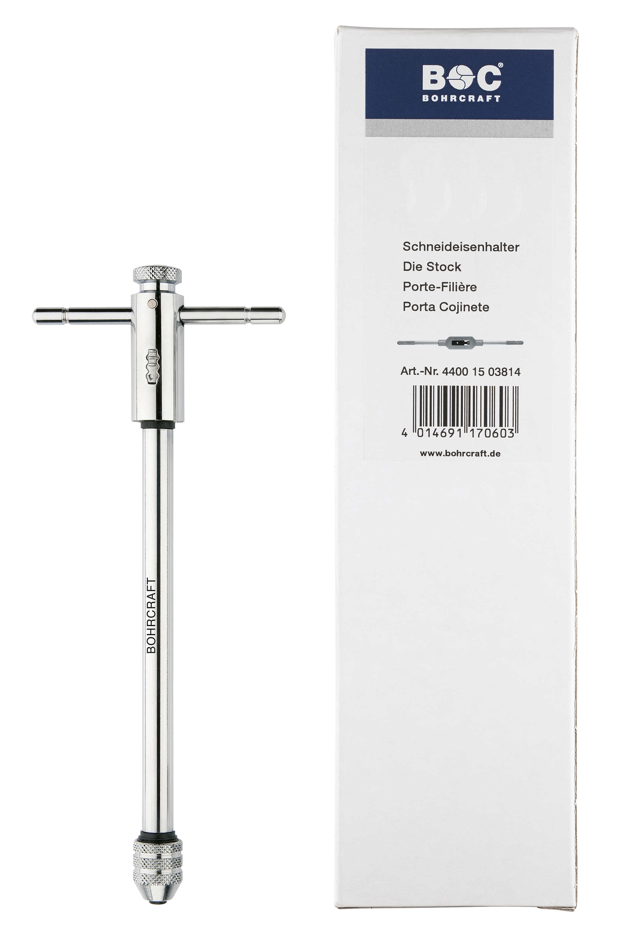 BOHRCRAFT 43021500010 Long series ratchet reamer Gr.10 M3-M10