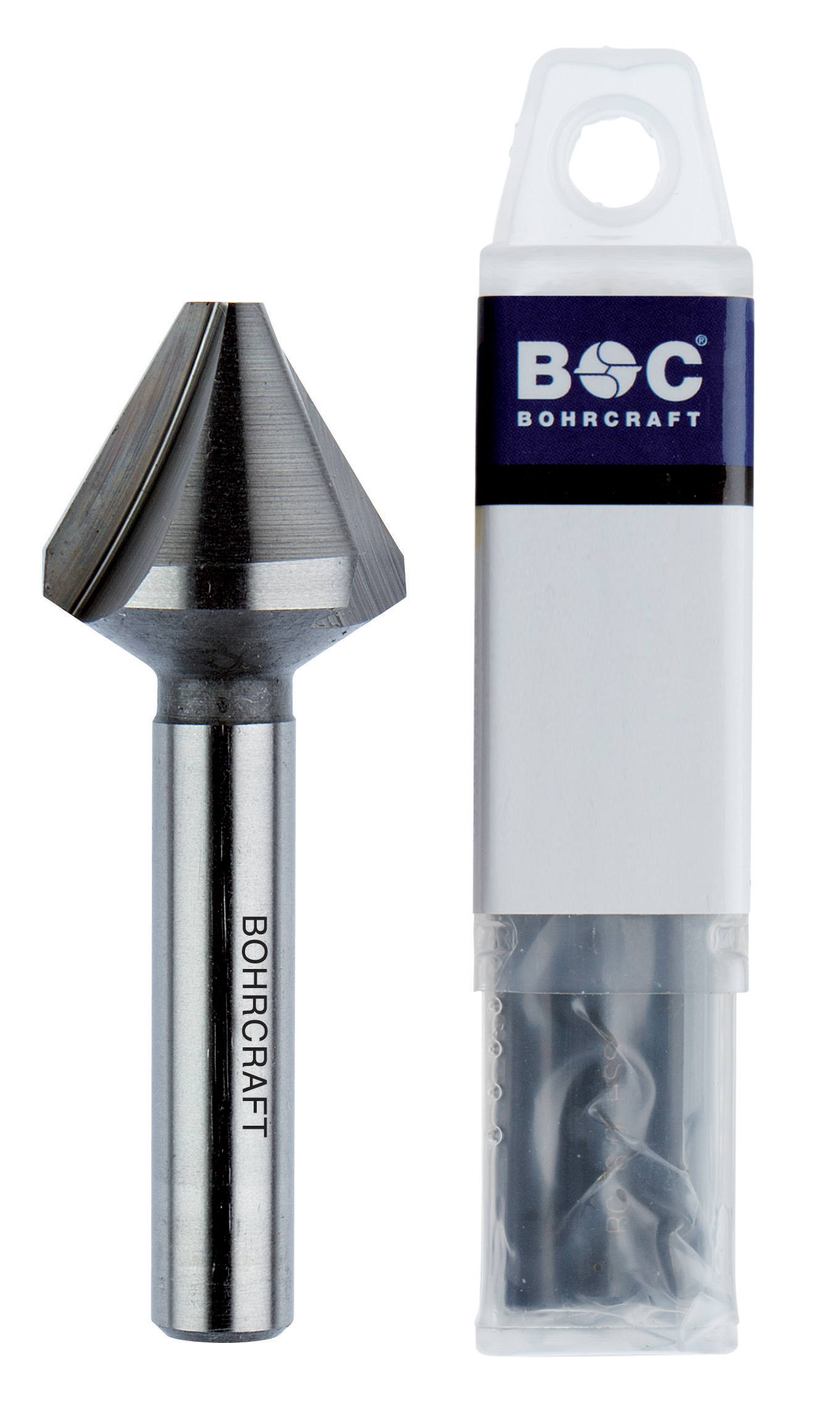 BOHRCRAFT 17000310060 HSS-G Countersink DIN 334, form C 60°, ø 10.0 mm, pack of 1 pc