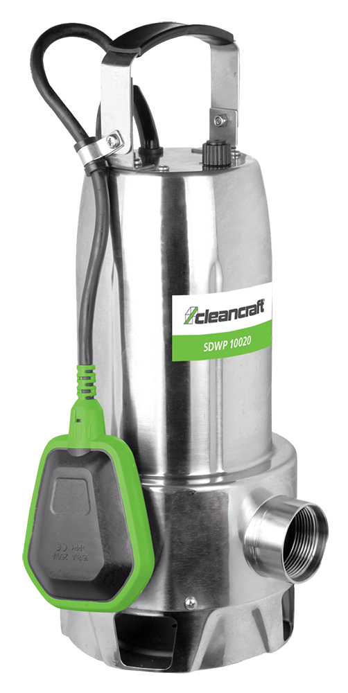 CLEANCRAFT 7520205 Combined submersible pump for clean and dirty water, flow rate 325 l/min, model SDWP 10020