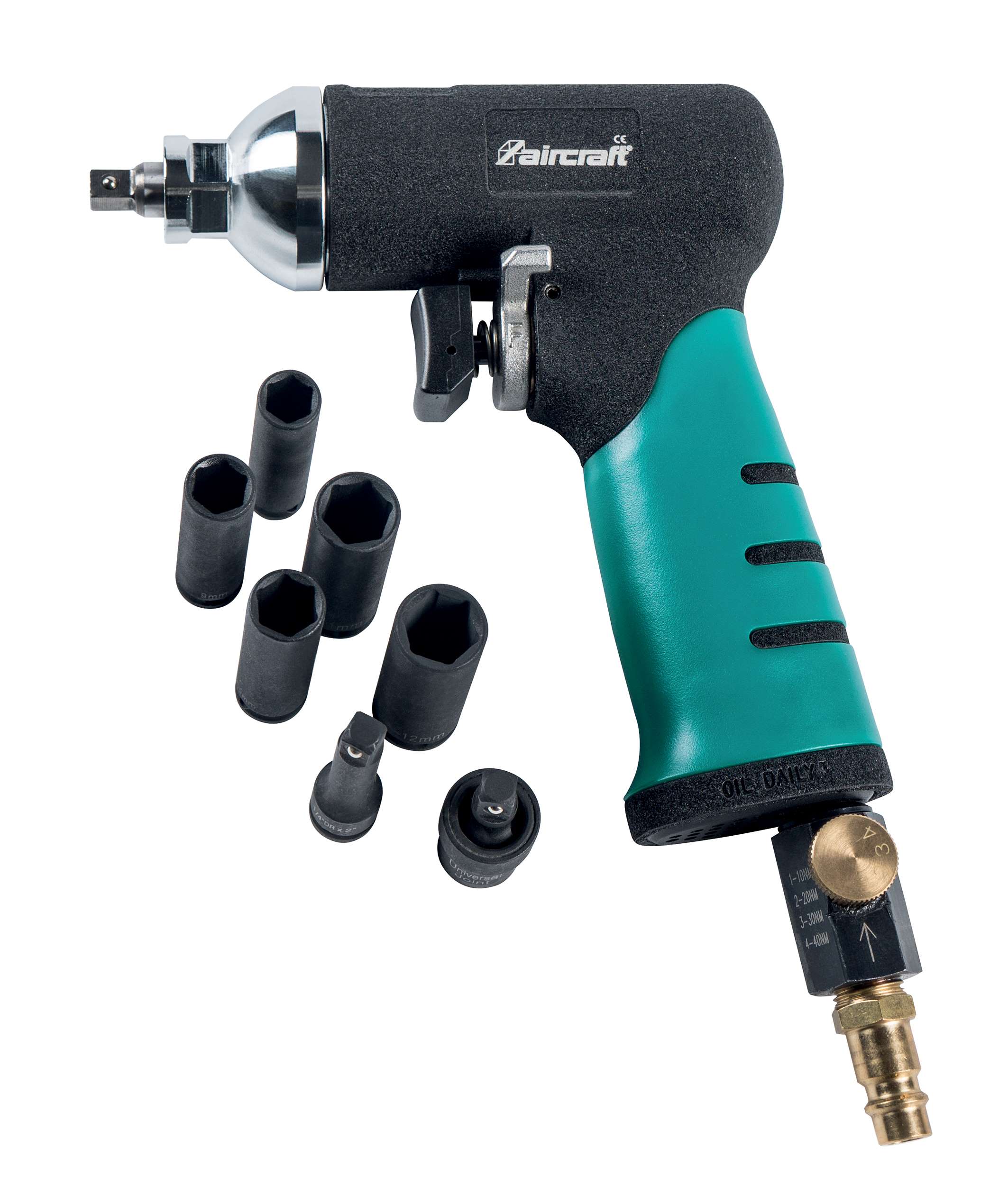 AIRCRAFT 2401050 1/4 Square Drive Impact Wrench Set