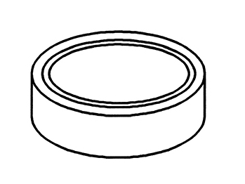 MAGNETIC APPS 277.48 Nickel-plated NdFeB composite magnet Ø 30x10 mm