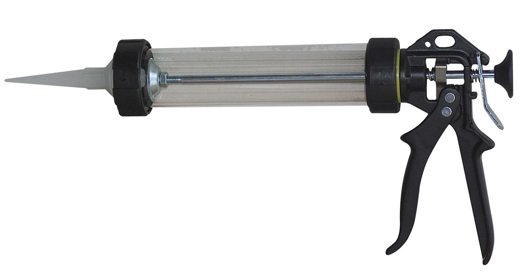 KRAVM E93011 Professional silicone gun with unbreakable polycarbonate tube