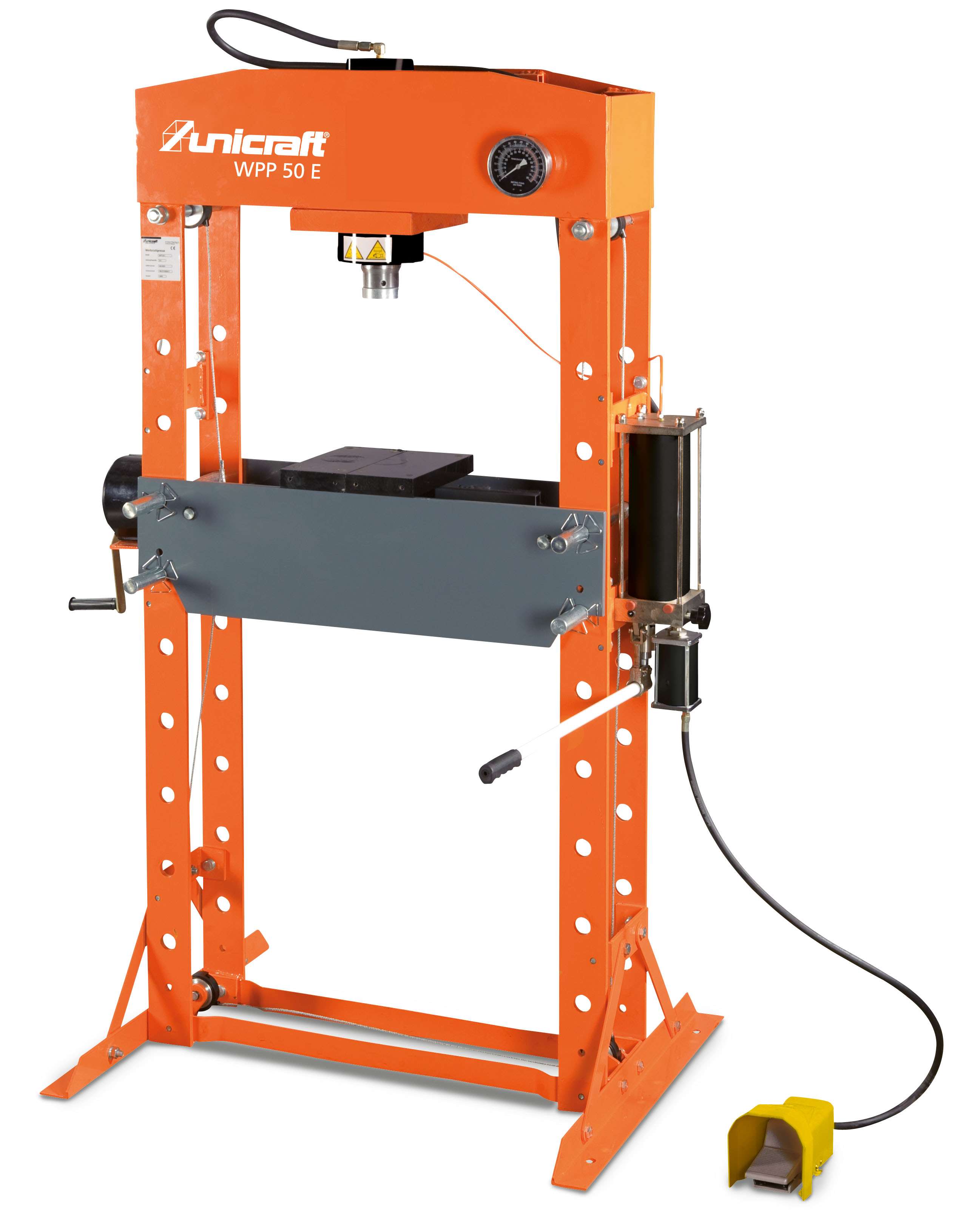 UNICRAFT 6300050 Hydraulic press, 50 t compression force