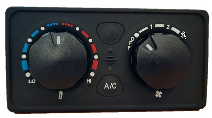 Temperature control panel