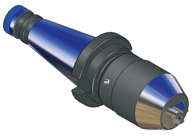 PRT METALLO 00040PC13 Integral drill chuck DIN 2080 ISO40 H88 d1-13