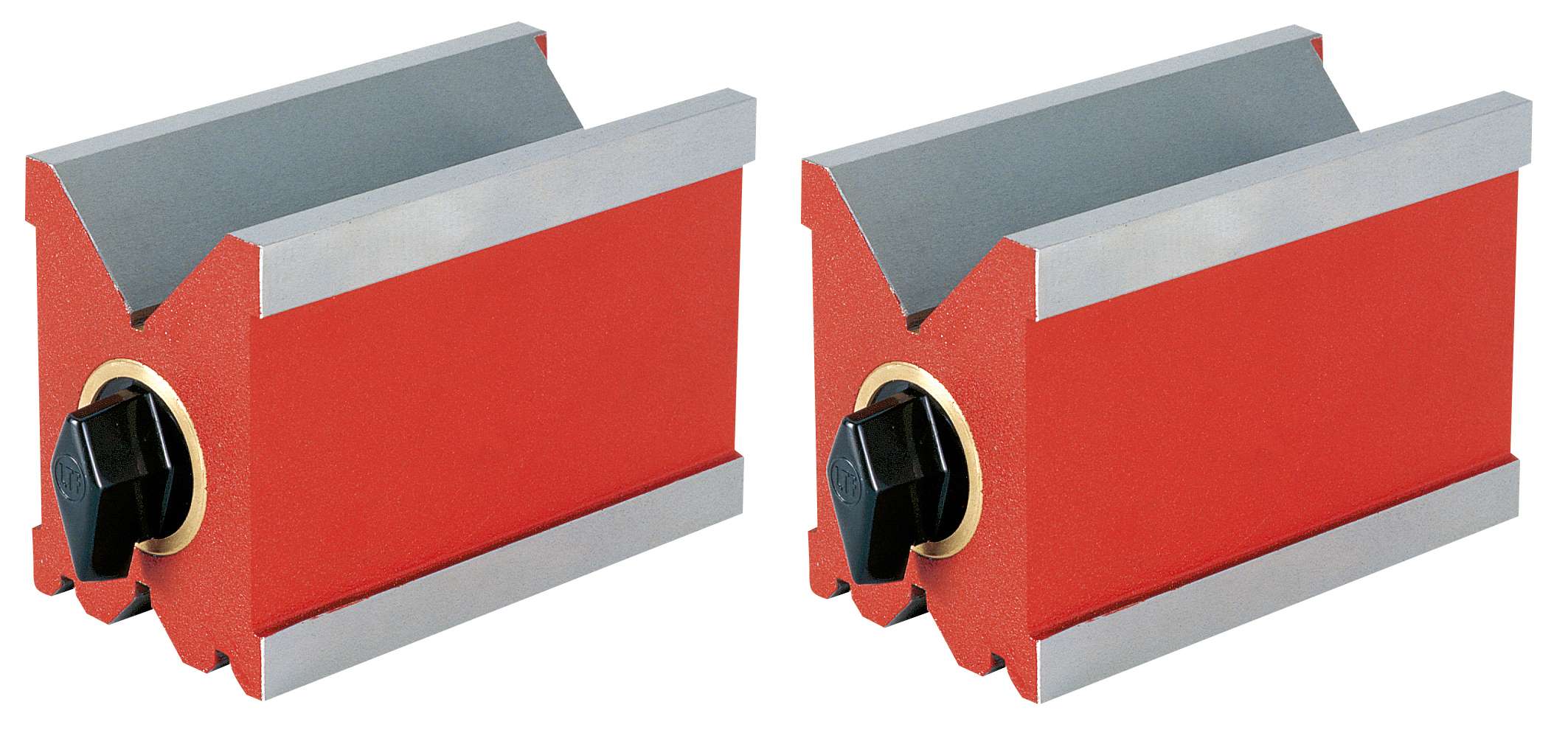 MAGNETIC CLAMPS 217.02 Pair of magnetic prisms 130x70x85 mm