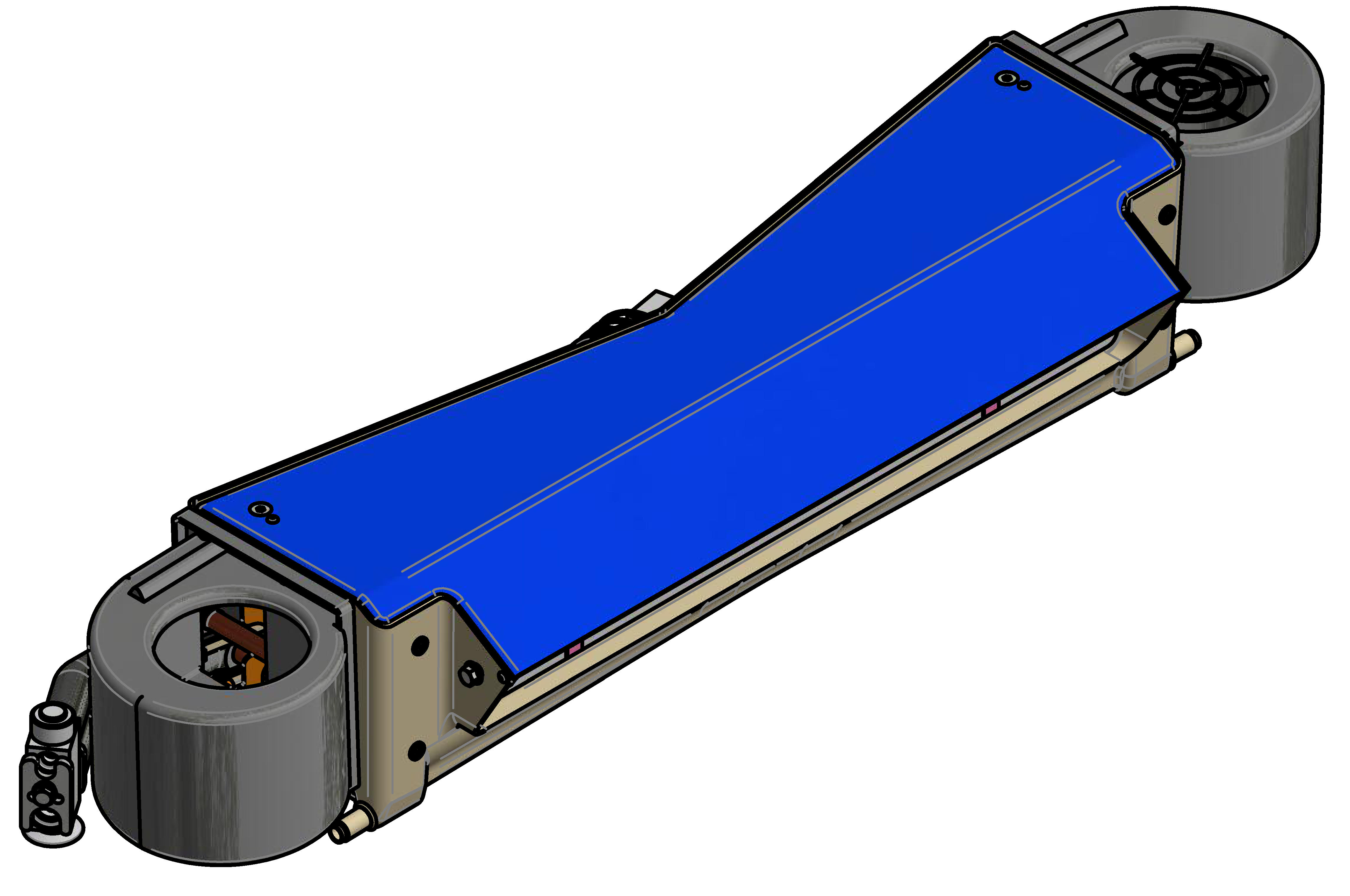 Group EVAPORATOR 24V C/DEFLECT. INT