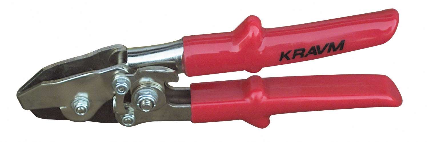 KRAVM E87102 Notching pliers length 220 mm throat depth 21 mm