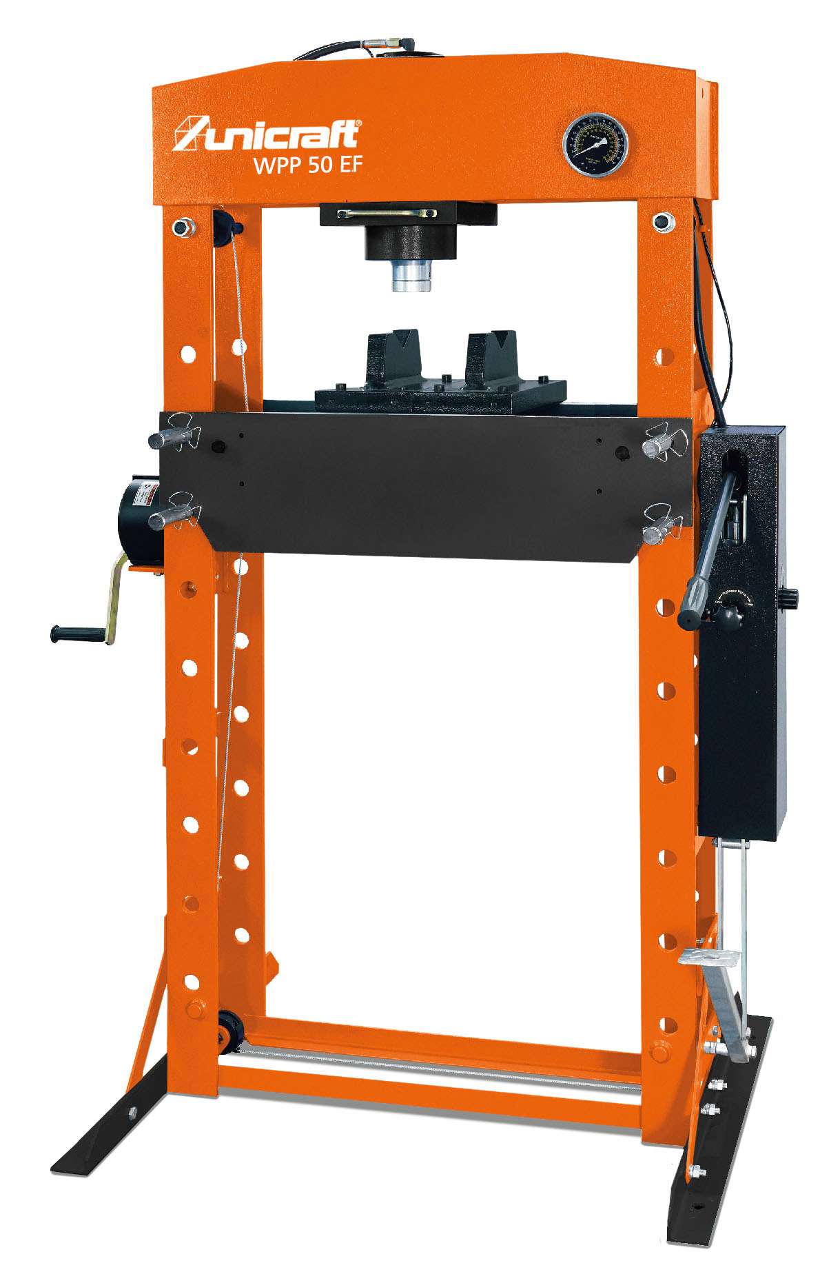 UNICRAFT 6300031 Hydraulic press, 30 t compression force, model WPP 30 EF