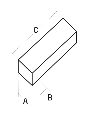 MAGNETIC APPS 277.100 Rectangular magnet 5x2x10 mm