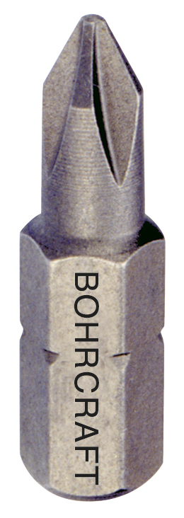 BOHRCRAFT 67121500270 Phillips screw inserts, 5/16 drive PH2 L=70 mm pack of 5 pcs