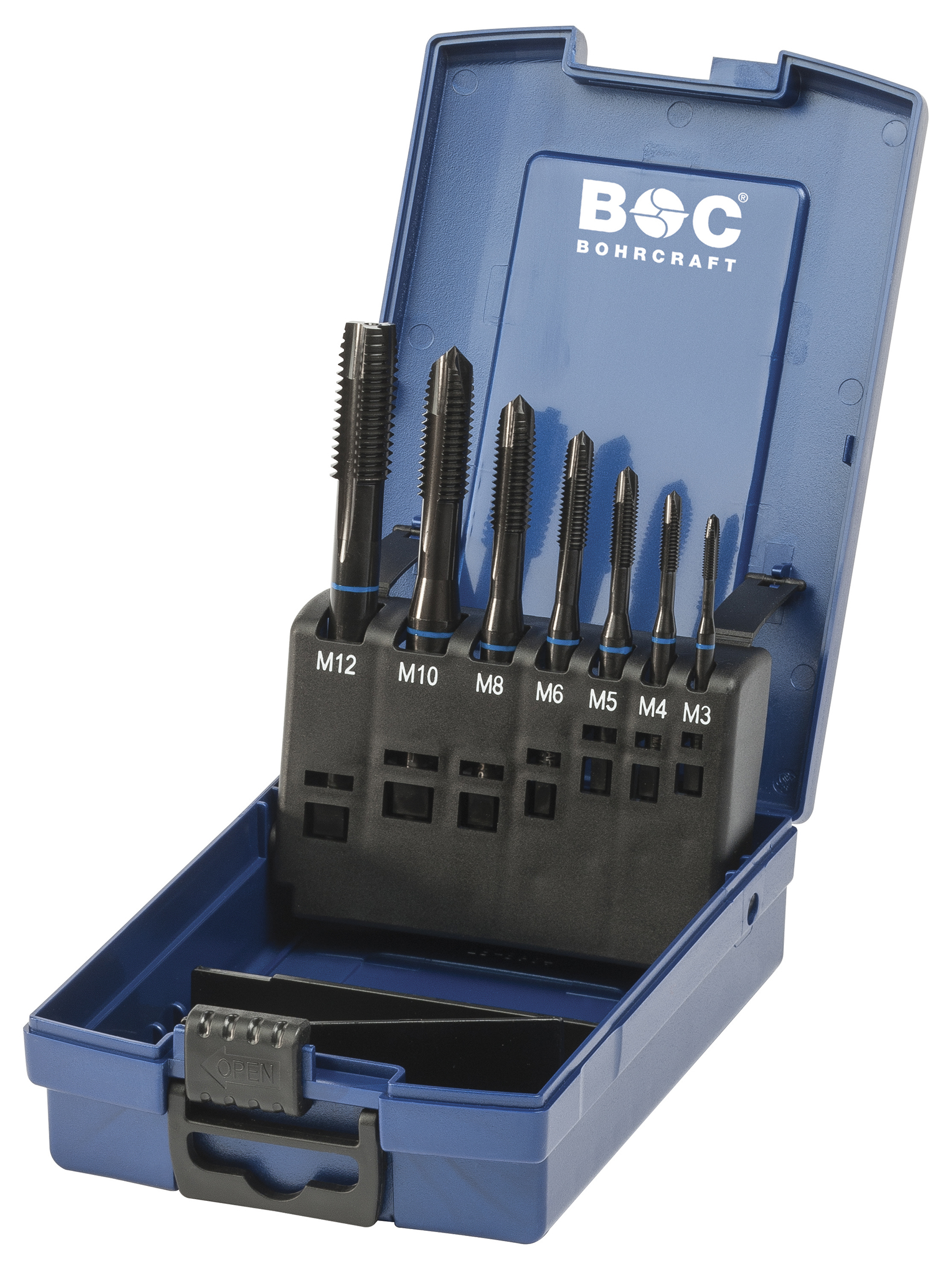 BOHRCRAFT 41541330007 ABS Machine Male Taps HSSE-E Co5 VAP DIN 376 - 7 pcs